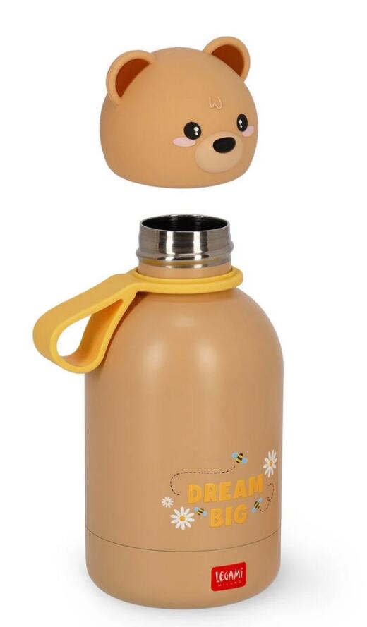Legami Thermosflasche für Kinder - Hot&Cold BFF - Bär