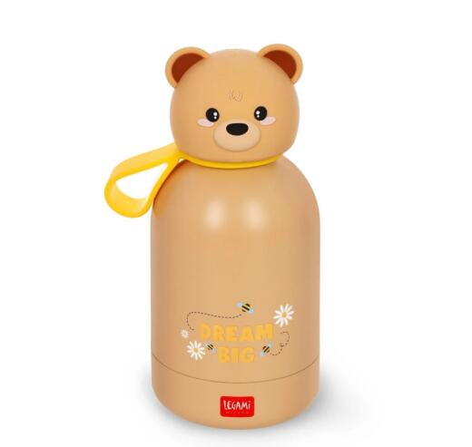 Legami Thermosflasche für Kinder - Hot&Cold BFF - Bär
