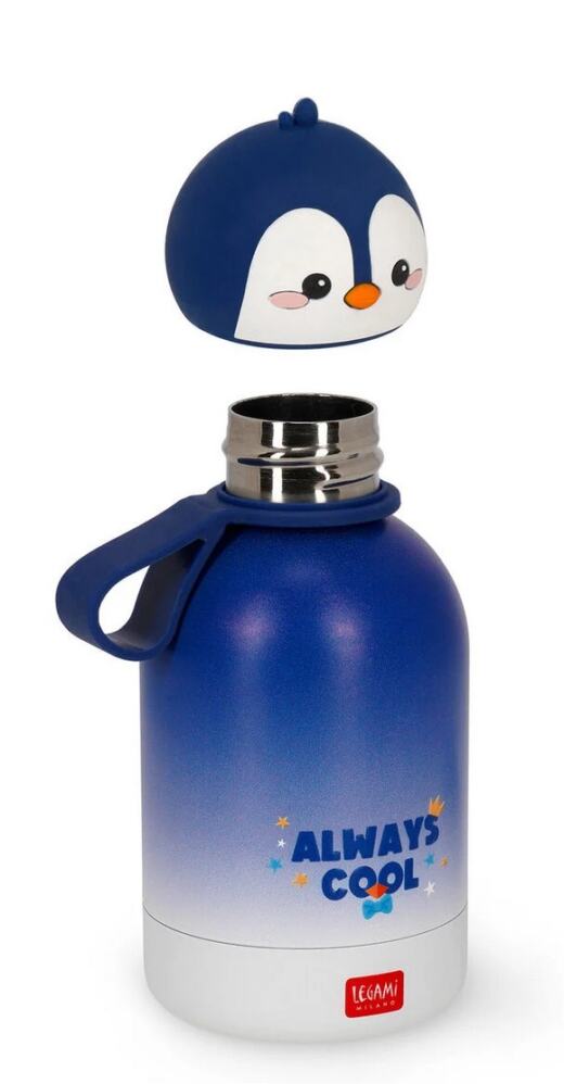 Legami Thermosflasche für Kinder - Hot&Cold BFF - Pinguin