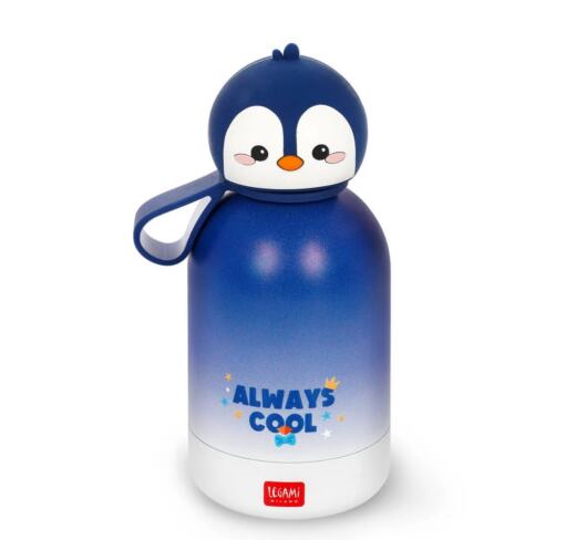 Legami Thermosflasche für Kinder - Hot&Cold BFF - Pinguin