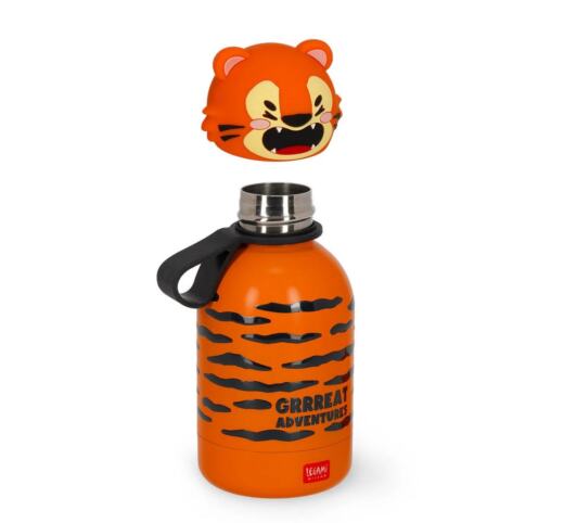 Legami Thermosflasche für Kinder - Hot&Cold BFF - Tiger