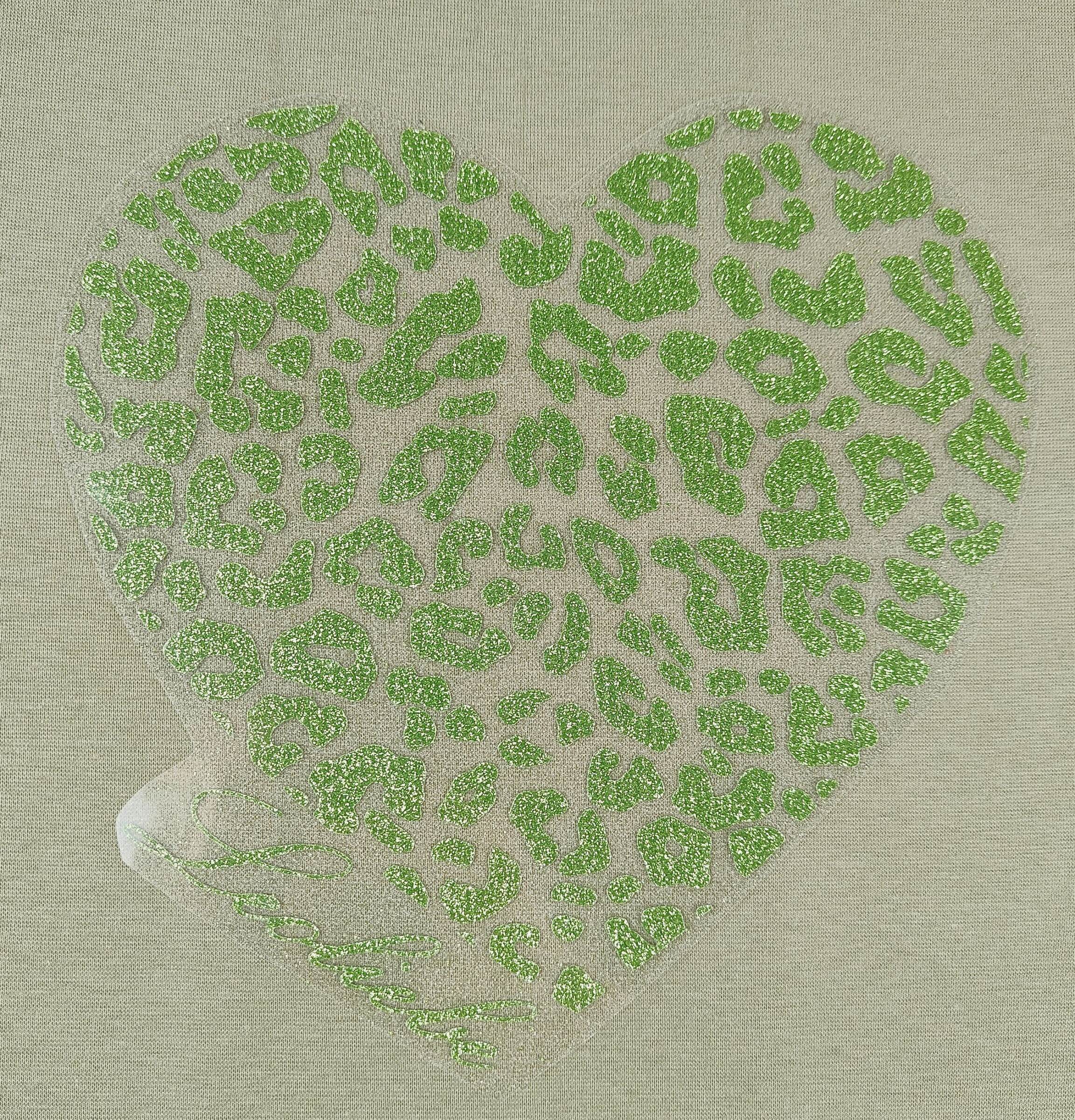 leoherz leoliebe siser glitter light green