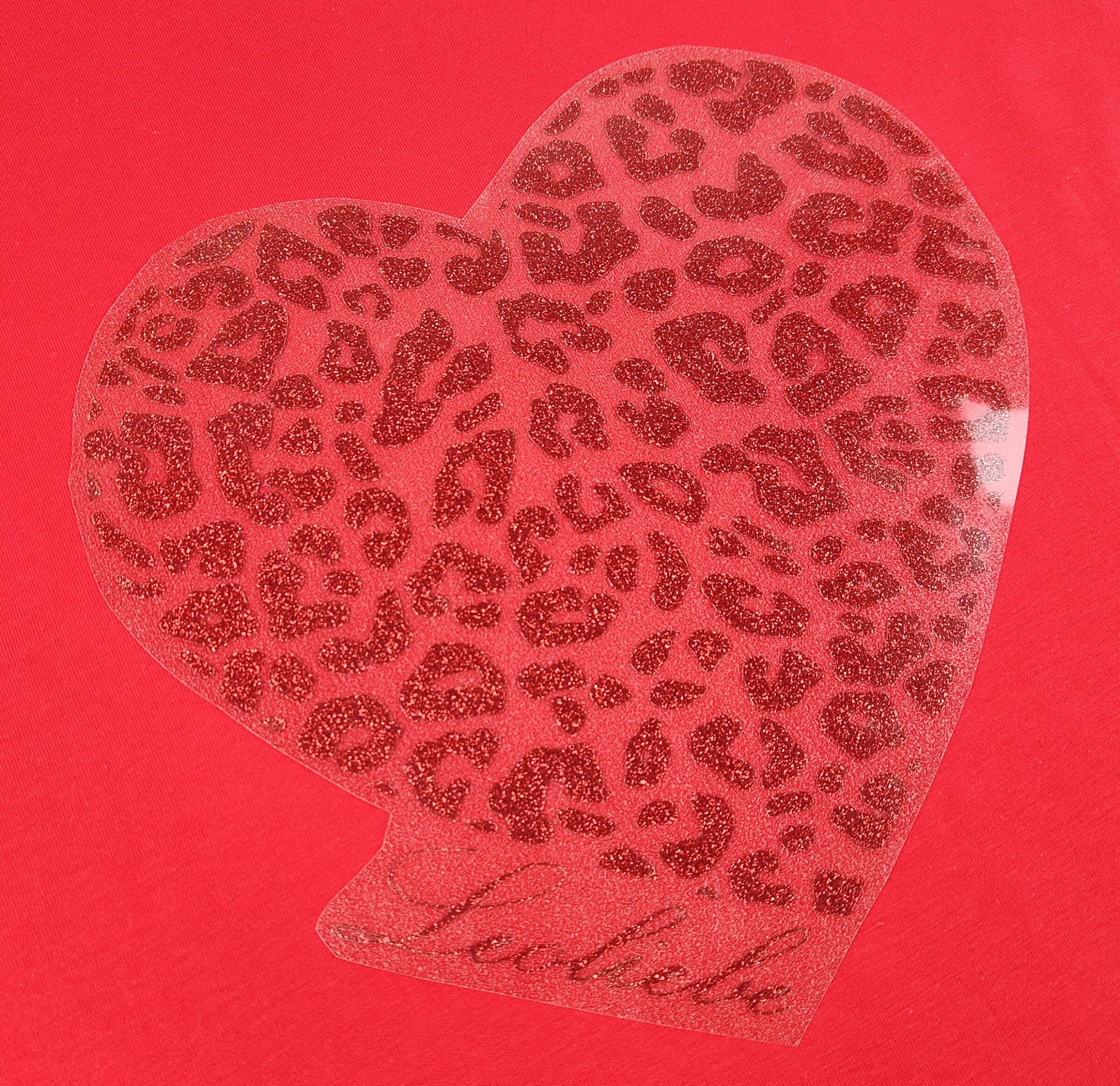 leoherz leoliebe siser glitter red