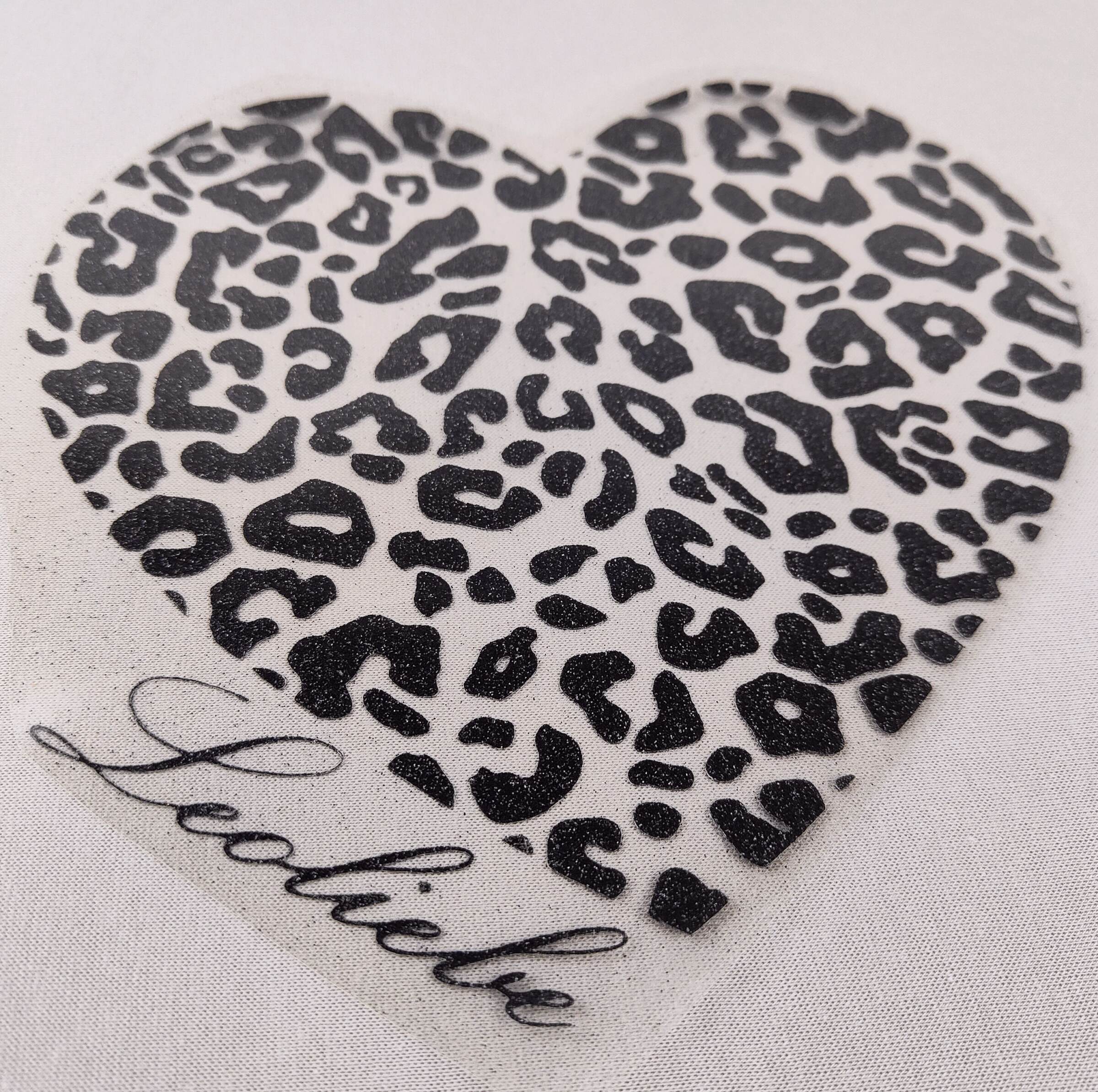 leoherz leoliebe siser glitter schwarz leoherz leoliebe siser glitter schwarz