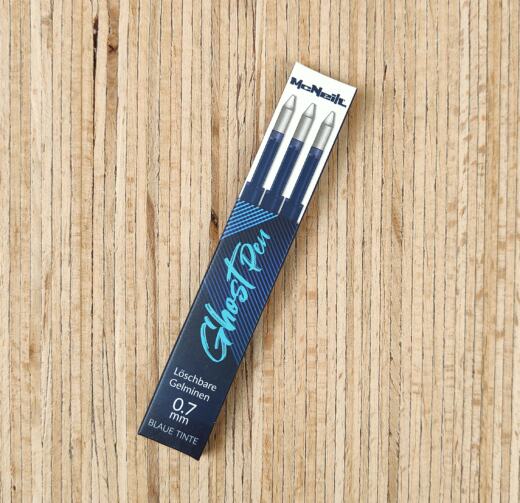 McNeill Ghost Pen Ersatzmine (radierbare Tinte) - 0,7mm - blau