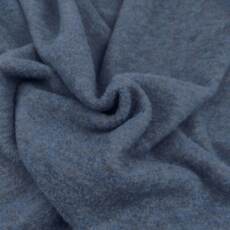 Bio Merinofleece - jeansblau meliert