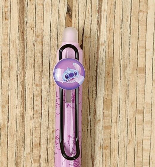 Radierbarer Gelstift mit Druckmechanismus - Disney - "Stitch" Hibiskus