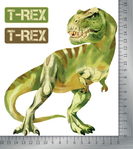 DTF Bügelbild H13 - Tyrannosaurus Rex (ca. 18 x 15,5cm)