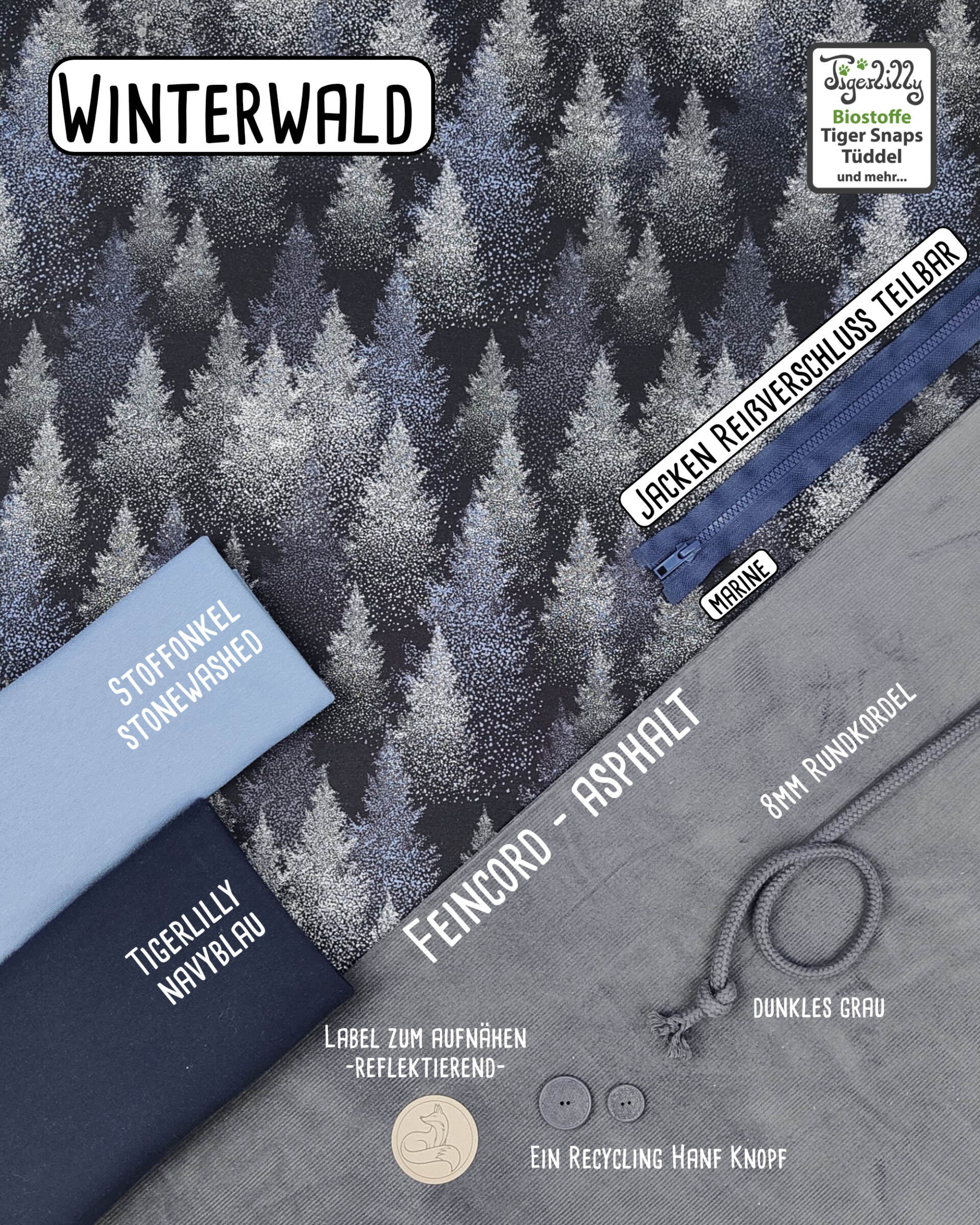 Winterwald und Feincord