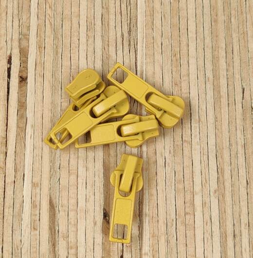 5 Zipper für Krampenreißverschluss endlos 5mm - verschiedene Farben