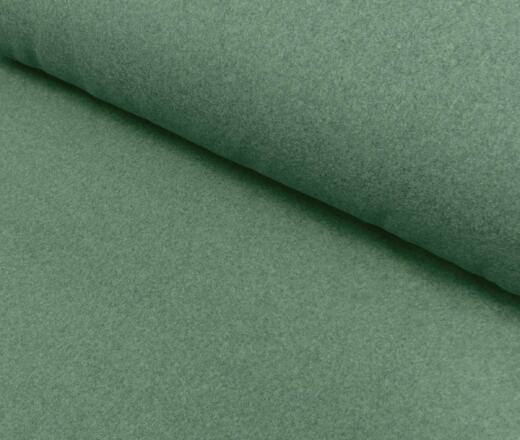 Bio Baumwollfleece - dusty mint meliert 270