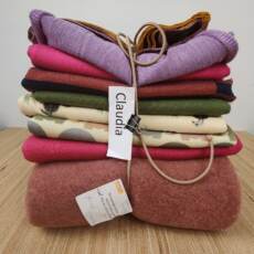 1kg Wollmix-Stoffpaket CLAUDIA (Mit Mängeln)