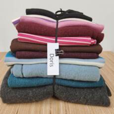 1kg Wollmix-Stoffpaket DORIS (Mit Mängeln)