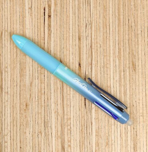 Radierbarer Gelstift Multicolor mit Druckmechanismus - McNeill Ghost Pen - mint/dunkelblau 3