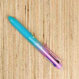 Radierbarer Gelstift Multicolor mit Druckmechanismus - McNeill Ghost Pen - türkis/lila 4