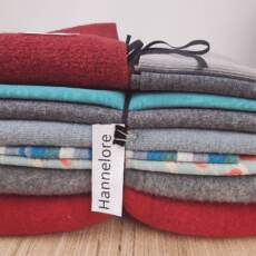 1kg Wollmix-Stoffpaket HANNELORE (Mit Mängeln)