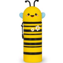 Legami 2-in-1-Federmäppchen aus Silikon - Kawaii - Biene – Bild 3
