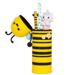 Legami 2-in-1-Federmäppchen aus Silikon - Kawaii - Biene – Bild 2