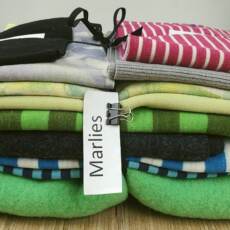 1kg Wollmix-Stoffpaket MARLIES (Mit Mängeln)