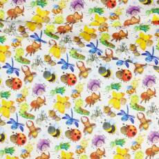 PUL Stoff bedruckt - Tigerlilly EP - Summ Brumm Summ