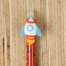 Radierbarer Stift - Colorino School - Rakete (Stift rot)