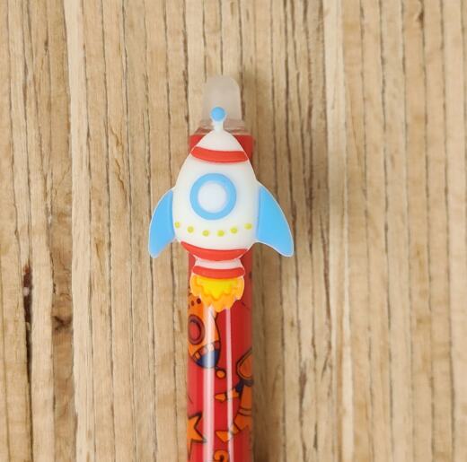 Radierbarer Stift - Colorino School - Rakete (Stift rot)