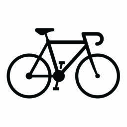Bügelbild - Rennrad (ca. 22 x 13,5cm) - Folienauswahl