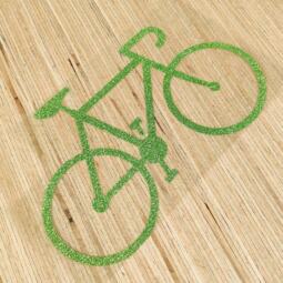 Bügelbild - Rennrad (ca. 22 x 13,5cm) - Folienauswahl – Bild 4