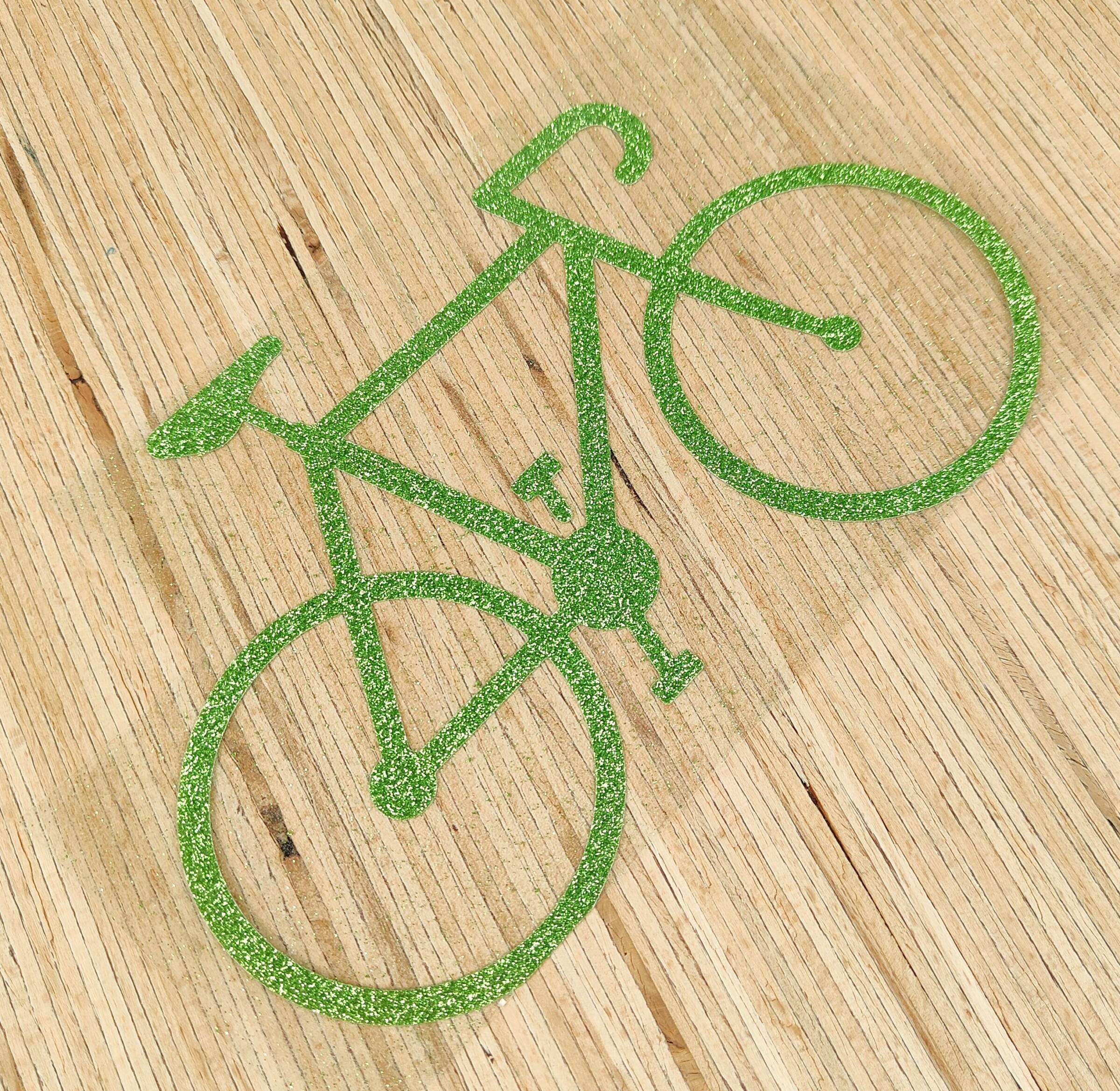 Rennrad Siser Glitter light green