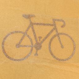 Bügelbild - Rennrad (ca. 22 x 13,5cm) - Folienauswahl – Bild 5