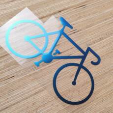 Bügelbild - Rennrad - SUPERIOR HTV Chameleon (ca. 22 x 13,5cm) - Farbauswahl