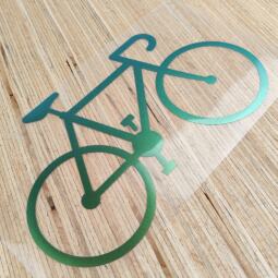 Bügelbild - Rennrad (ca. 22 x 13,5cm) - Folienauswahl – Bild 3