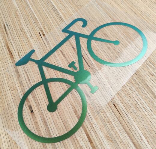 Bügelbild - Rennrad (ca. 22 x 13,5cm) - Folienauswahl