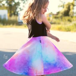 50cm Reststück: Biojersey - Tigerlilly EP - Aquarelli Pastelli – Bild 8