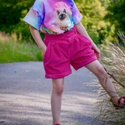 50cm Reststück: Biojersey - Tigerlilly EP - Aquarelli Pastelli – Bild 11