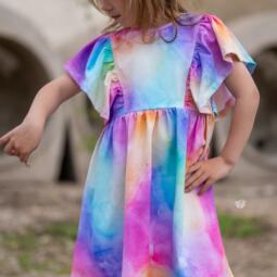 50cm Reststück: Biojersey - Tigerlilly EP - Aquarelli Pastelli – Bild 19