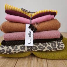 1kg Wollmix-Stoffpaket CLAUDIA (Mit Mängeln)