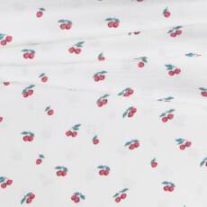Bio Double Gauze (Musselin) -  Kirschen