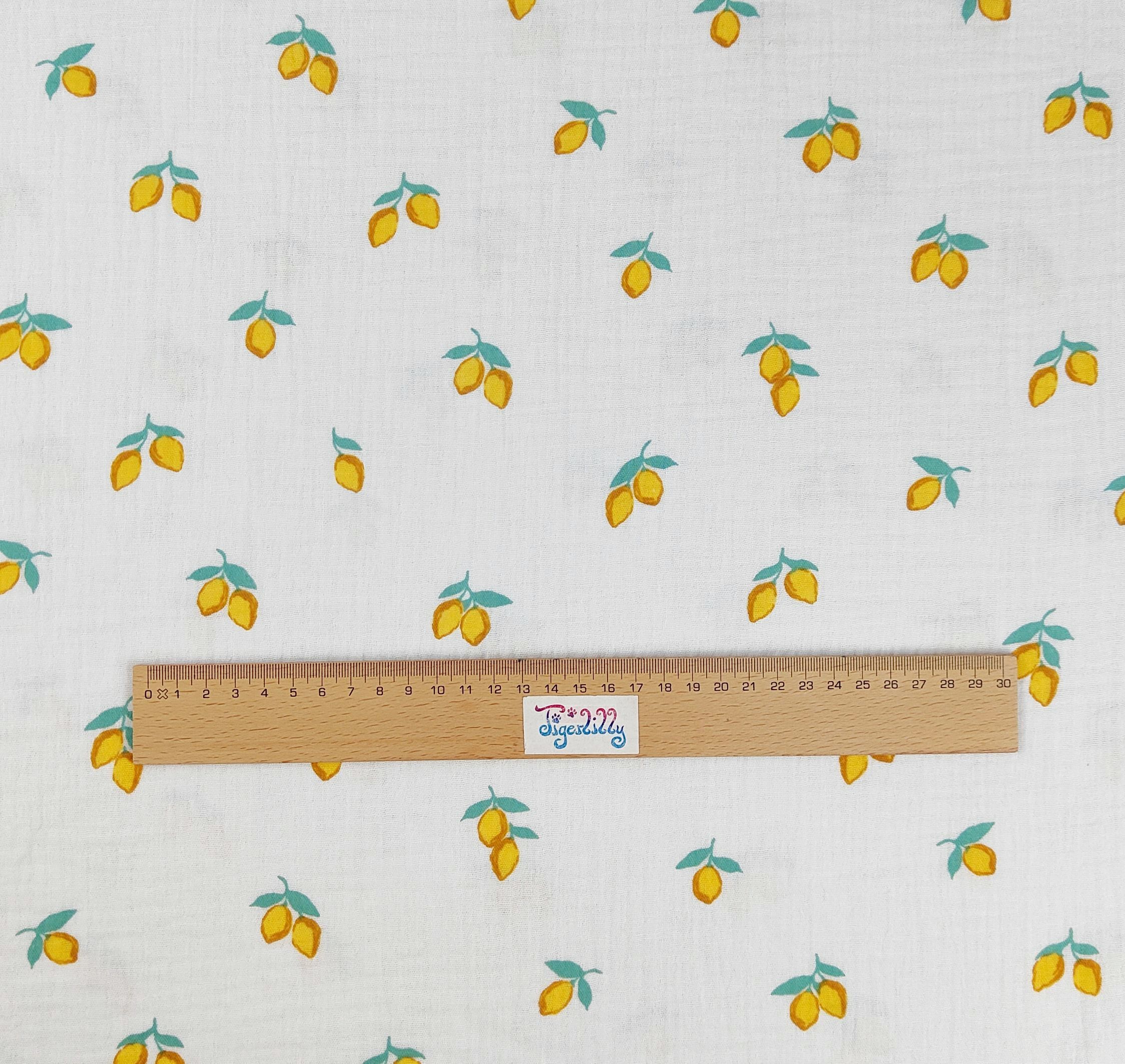 Double Gauze Zitrone 2