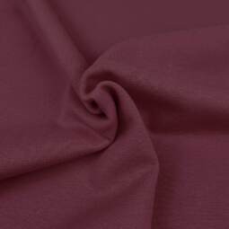 Biobündchen uni (schmal) - Emma - aubergine 056
