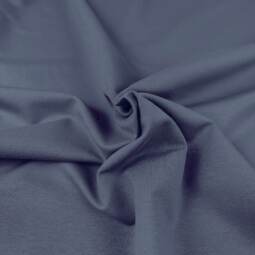 Bio Soft Sweat uni - Emma - Mondschein blau 078 (ehem. china blue 078)