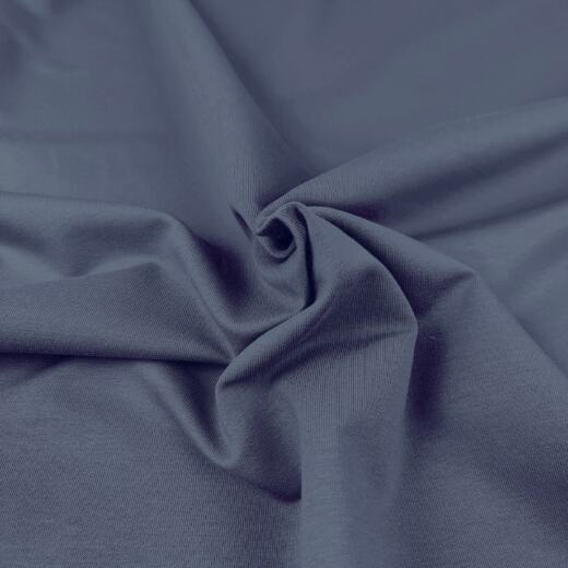 Bio Soft Sweat uni - Emma - Mondschein blau 078 (ehem. china blue 078)