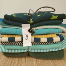 1kg Wollmix-Stoffpaket KARL (Mit Mängeln)