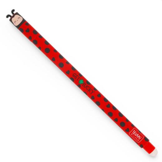 Legami - radierbarer Gelstift - Ladybug (Marienkäfer)
