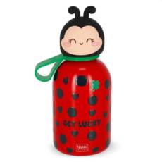 Legami Thermosflasche für Kinder - Hot&Cold BFF - Ladybug (Marienkäfer)
