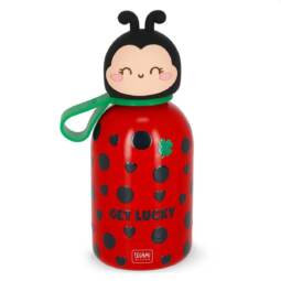 Legami Thermosflasche für Kinder - Hot&Cold BFF - Ladybug (Marienkäfer)