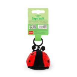Legami - Plüschiger Schlüsselanhänger Tiny Super Soft! - Ladybug (Marienkäfer) – Bild 5