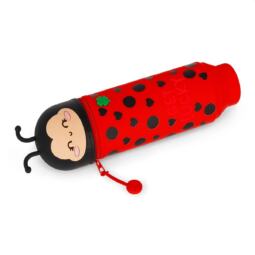 Legami 2-in-1-Federmäppchen aus Silikon - Kawaii - Ladybug (Marienkäfer) – Bild 3