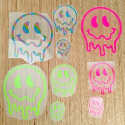 Bügelbild - Meltdown Smiley 1.0 - Deine passende Farbe – Bild 2