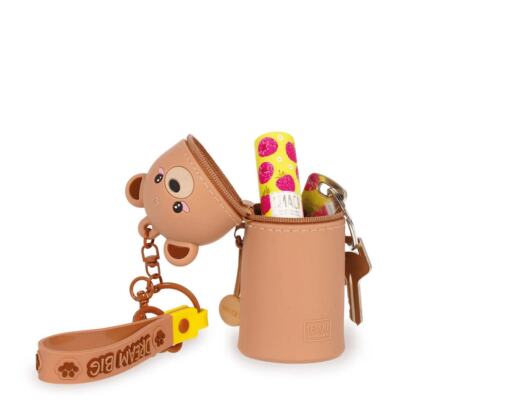 Legami Schlüsselanhänger aus Silikon - Mini Kawaii - Bär